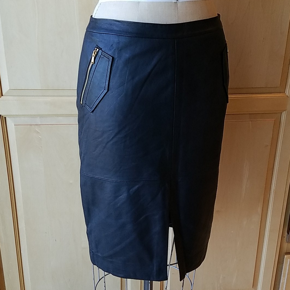 Classiques Entier leather skirt - Picture 1 of 6
